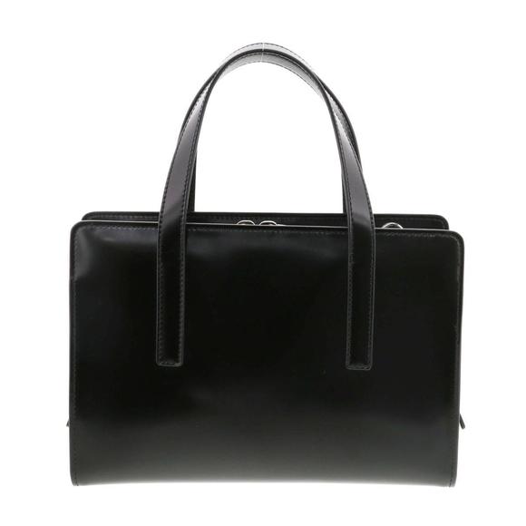 Prada Re-Edition Blushed Leather Mini Handbag Black - Picture 4 of 8